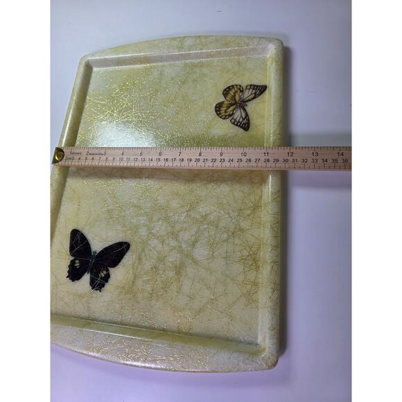 Vintage MCM Butterfly Fiberglass Serving TV Tray - Picture 7 of 7